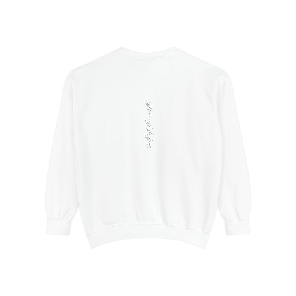 Salty Unisex Garment-Dyed Sweatshirt | Cozy, Beach Vibes, Perfect for Casual Outings